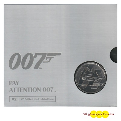 2020 £5 BU Coin Pack - Pay Attention 007